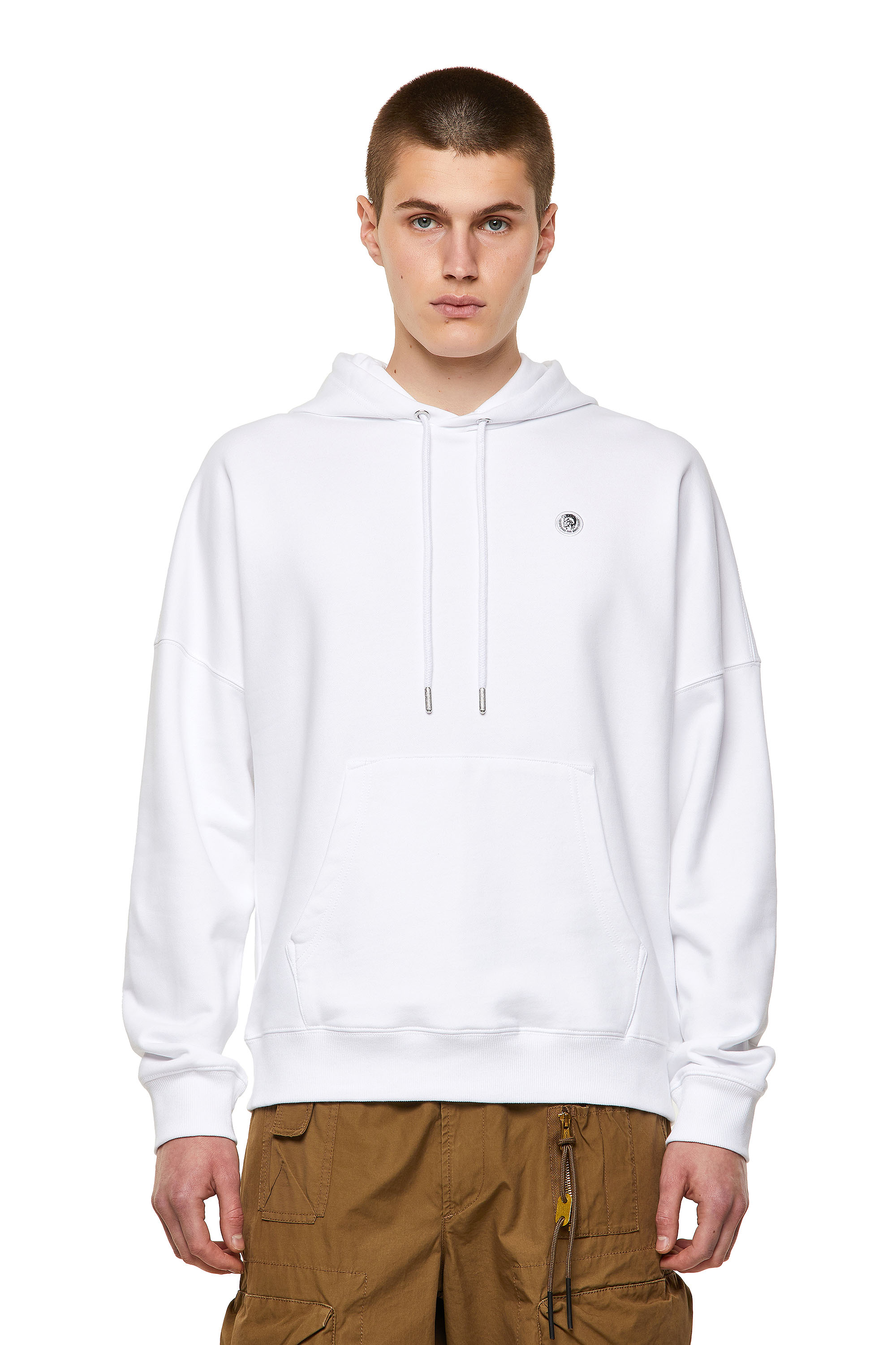 S-KRIB-HOOD-ROMOHI, White - Sweaters
