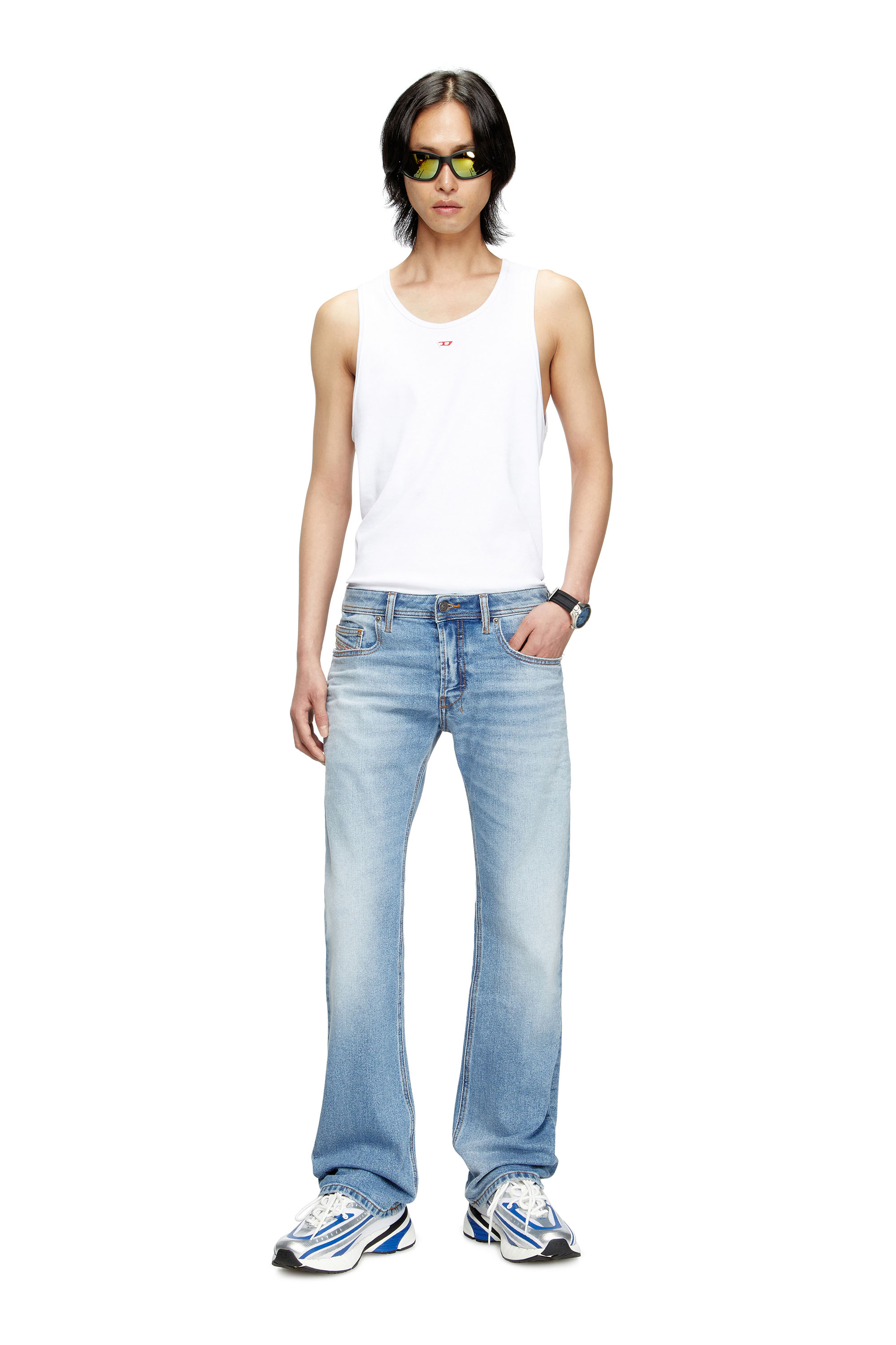 Diesel - Man's Bootcut Jeans 2007 Zatiny 0DBDV, Light Blue - 2