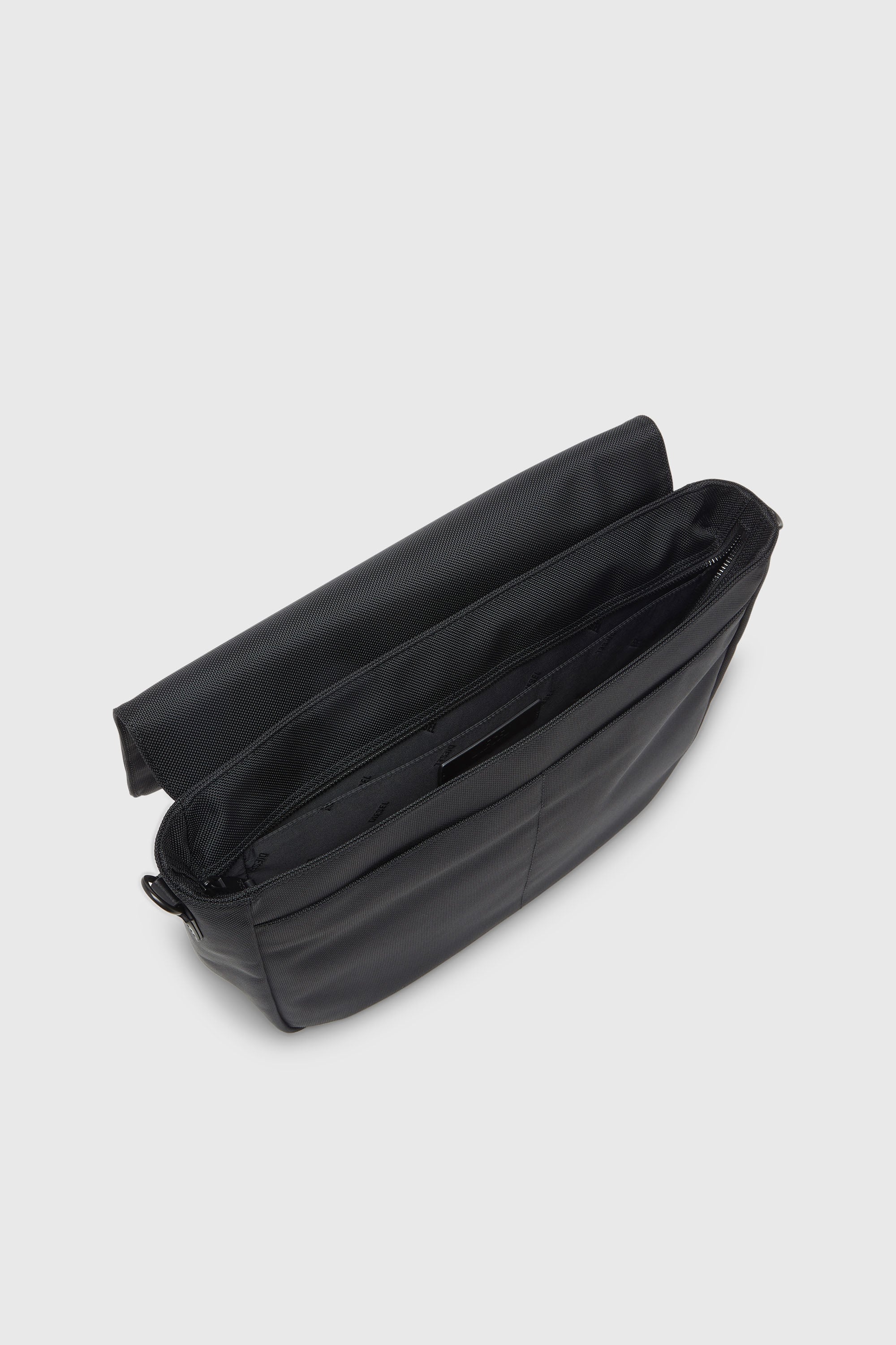 Diesel - 1DR MESSENGER, Man's 1DR-Messenger bag in CORDURA&reg; nylon in Black - 5