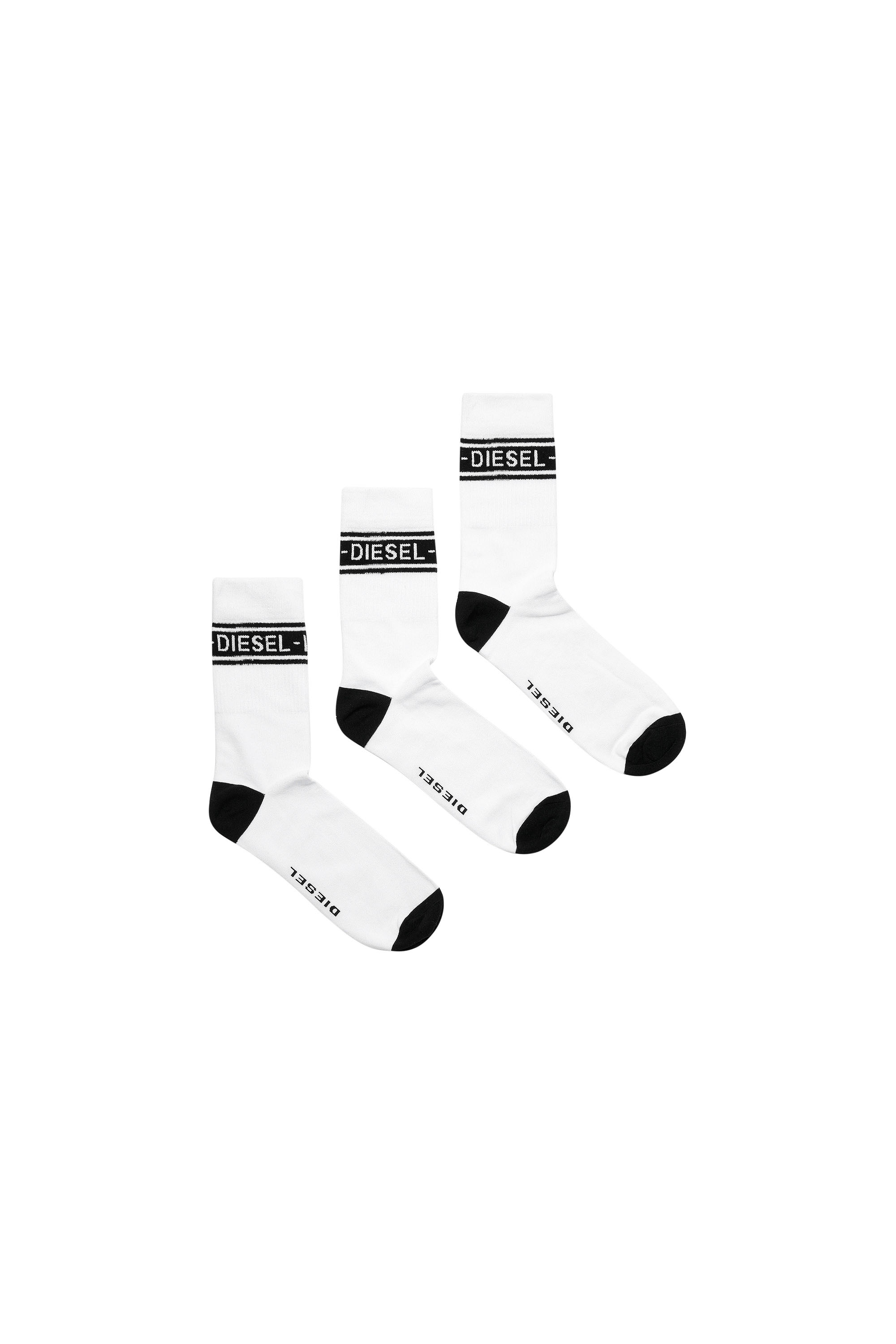 SKM-RAY-THREEPACK, White - Socks