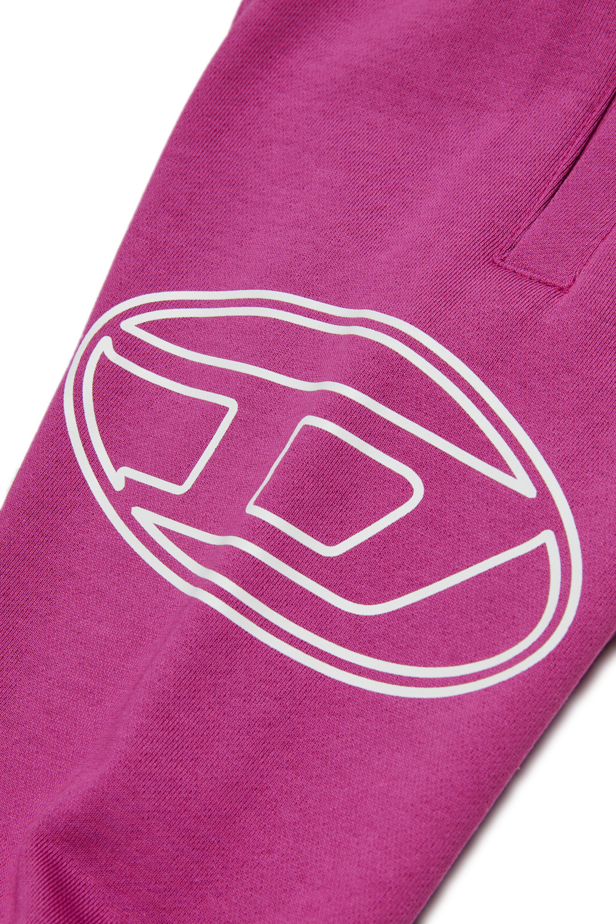 Diesel - PTIMOTYB, Unisex's Cotton pants with graphic print in Violet - 4