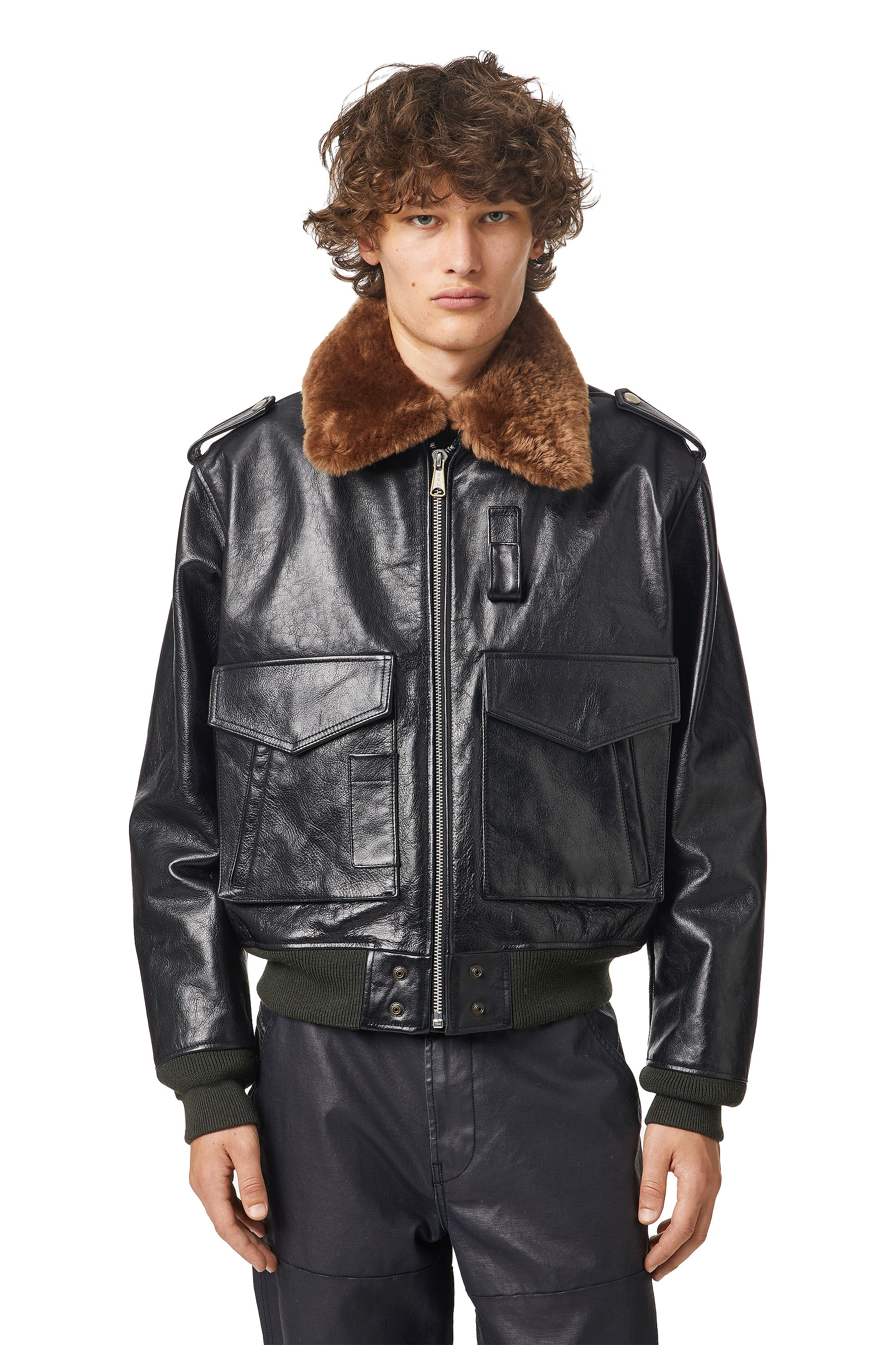 L-WELTIK, Black - Leather jackets