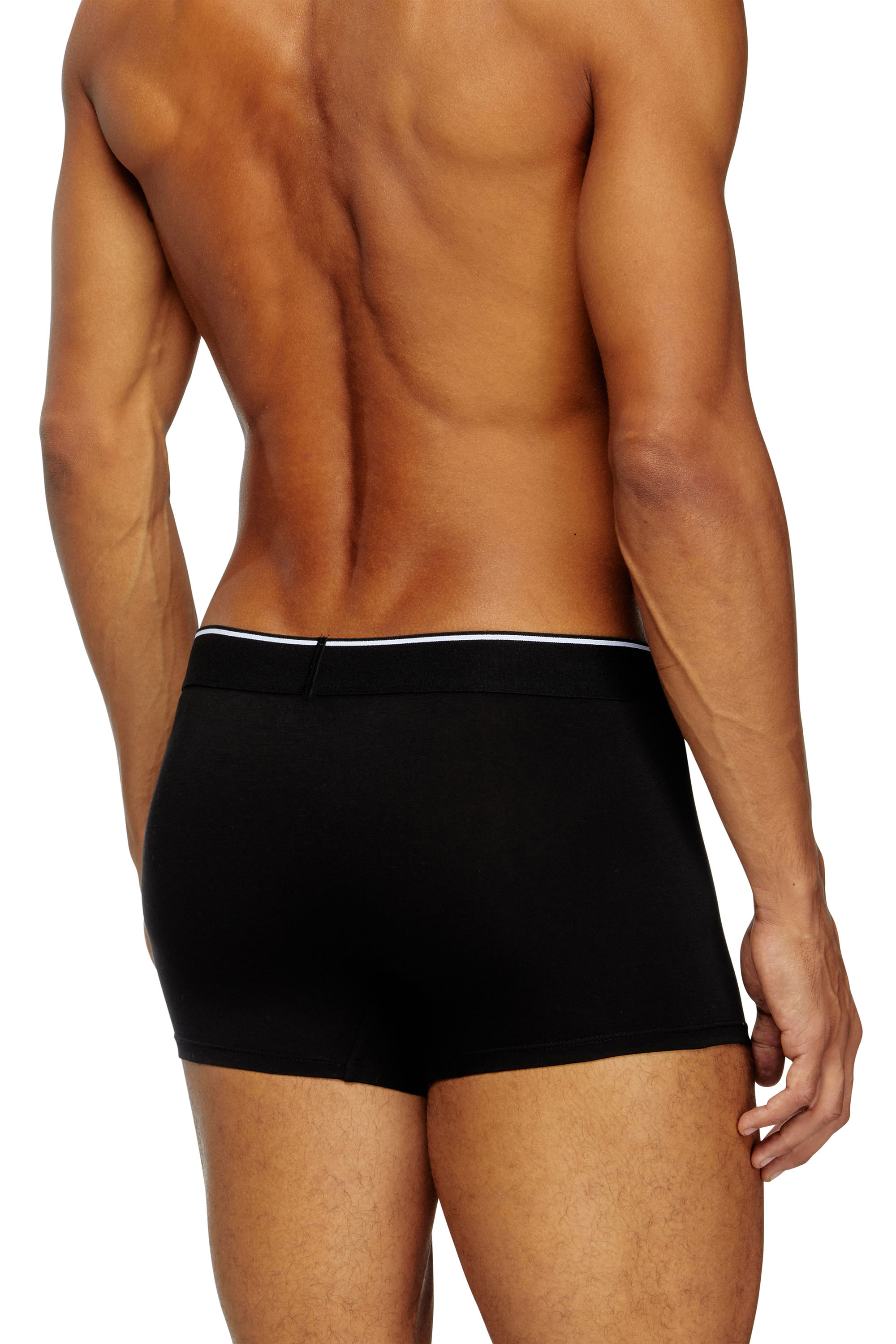 Diesel - UMBX-DAMIENTHREEPACK, Man's Three-pack of plain boxer in Black - 4
