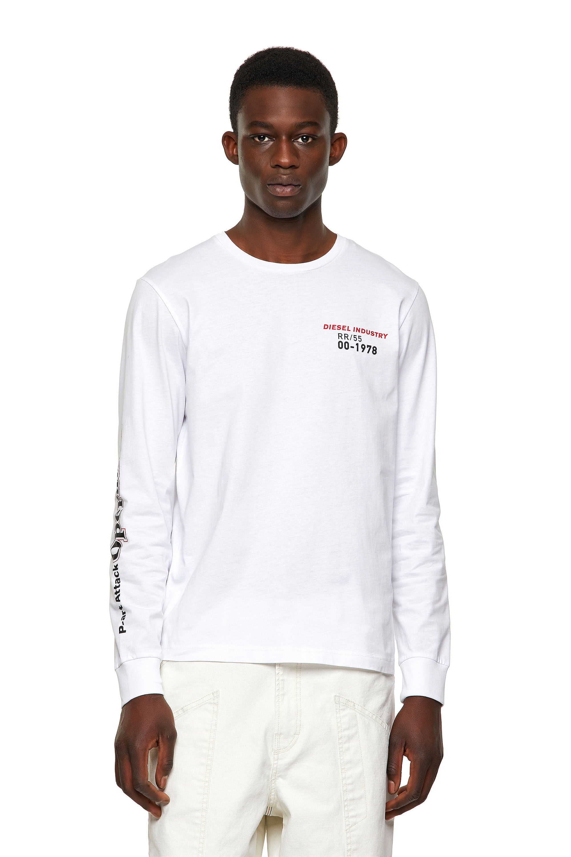 T-DIEGOS-LS-K25, White - T-Shirts