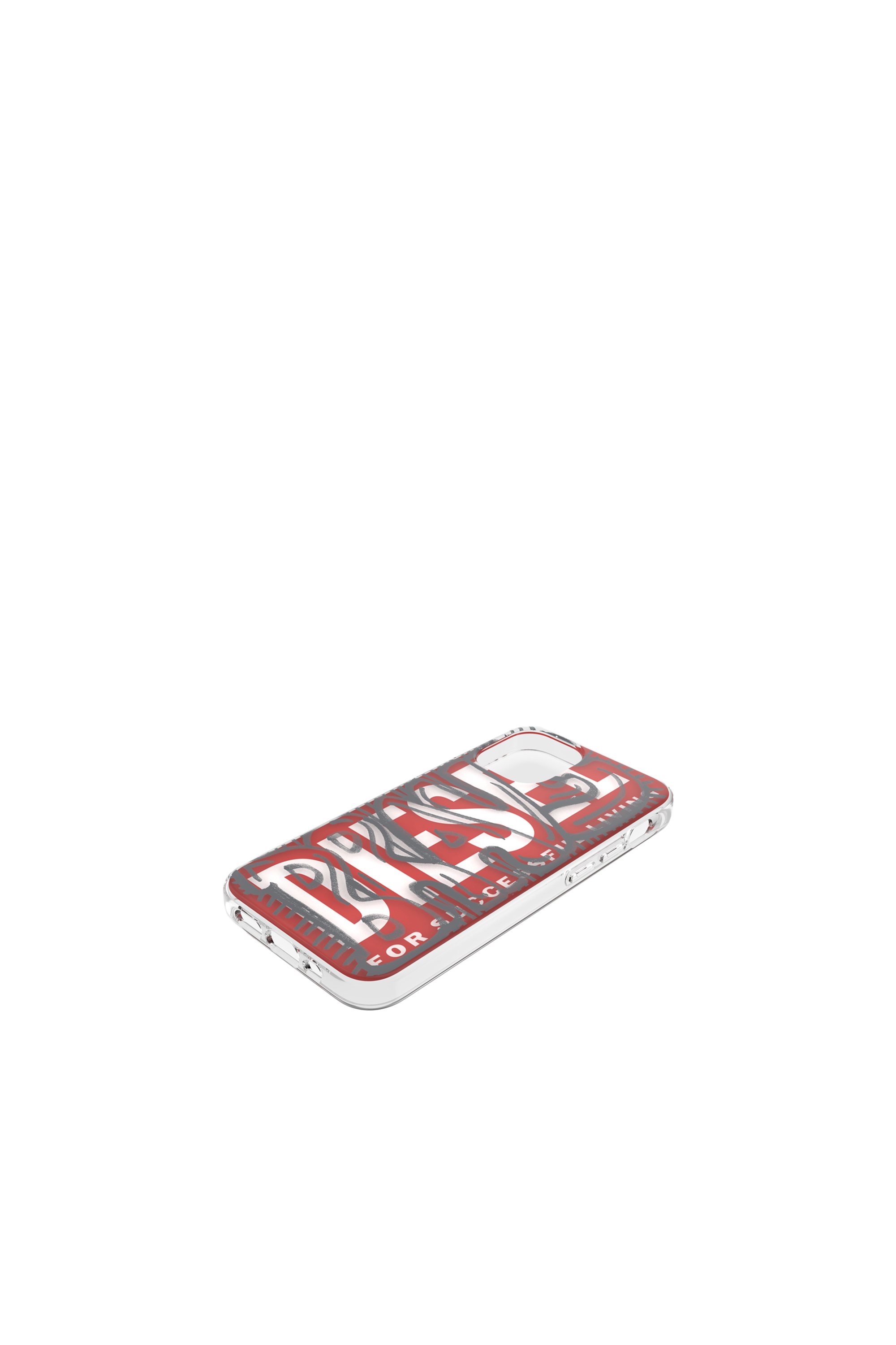 Diesel - 42566 STANDARD CASE, Unisex's Ultra-light TPU Case for iPhone 12 Mini in Red - 4