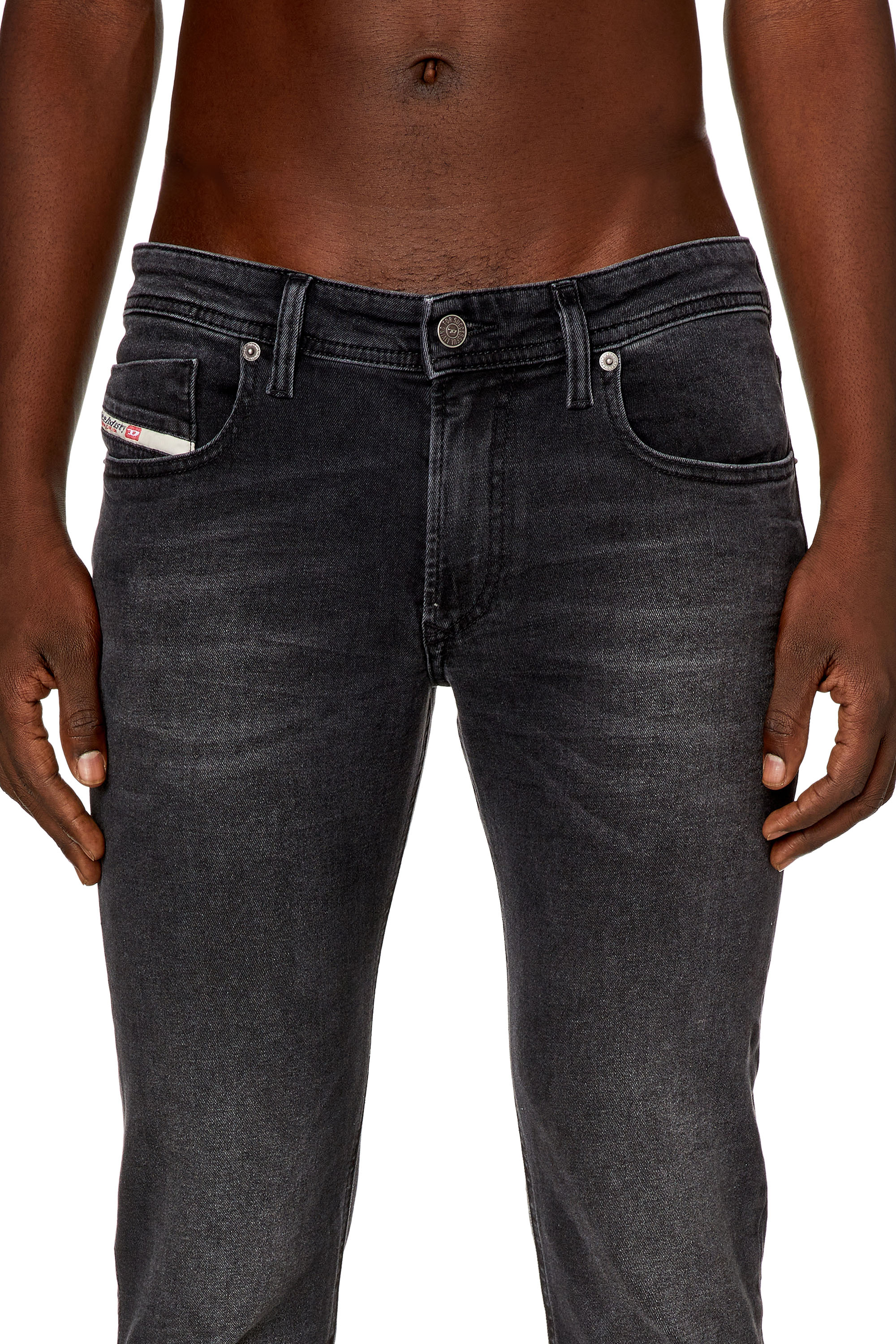 Diesel - Skinny Jeans 1979 Sleenker 0PFAS, Black/Dark grey - Image 4
