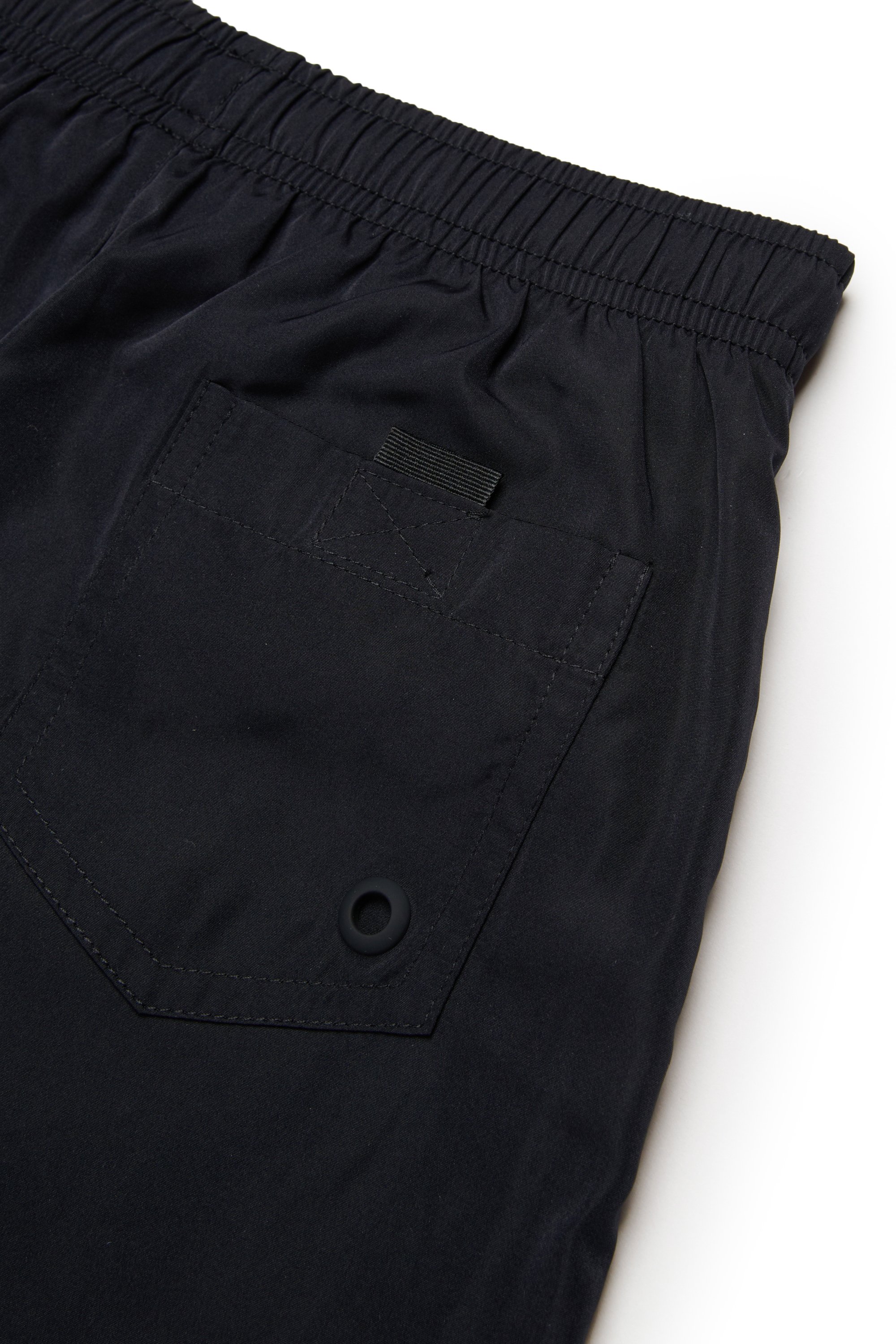 Diesel - MIDIT, Man's Swim shorts with maxi logo in Black - 4