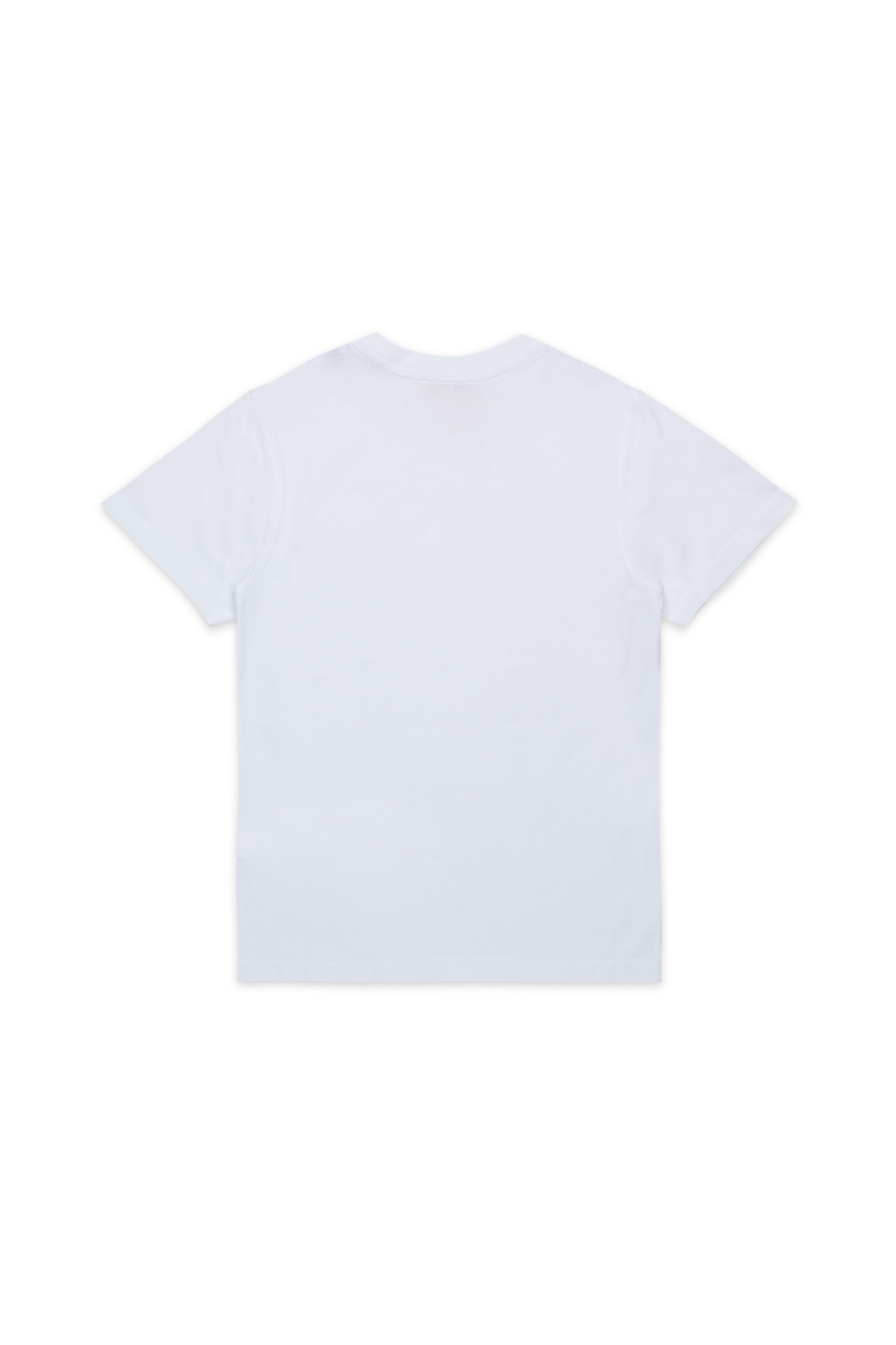 Diesel - TXDIEGO, Man's Cotton T-shirt with patch in White - 2