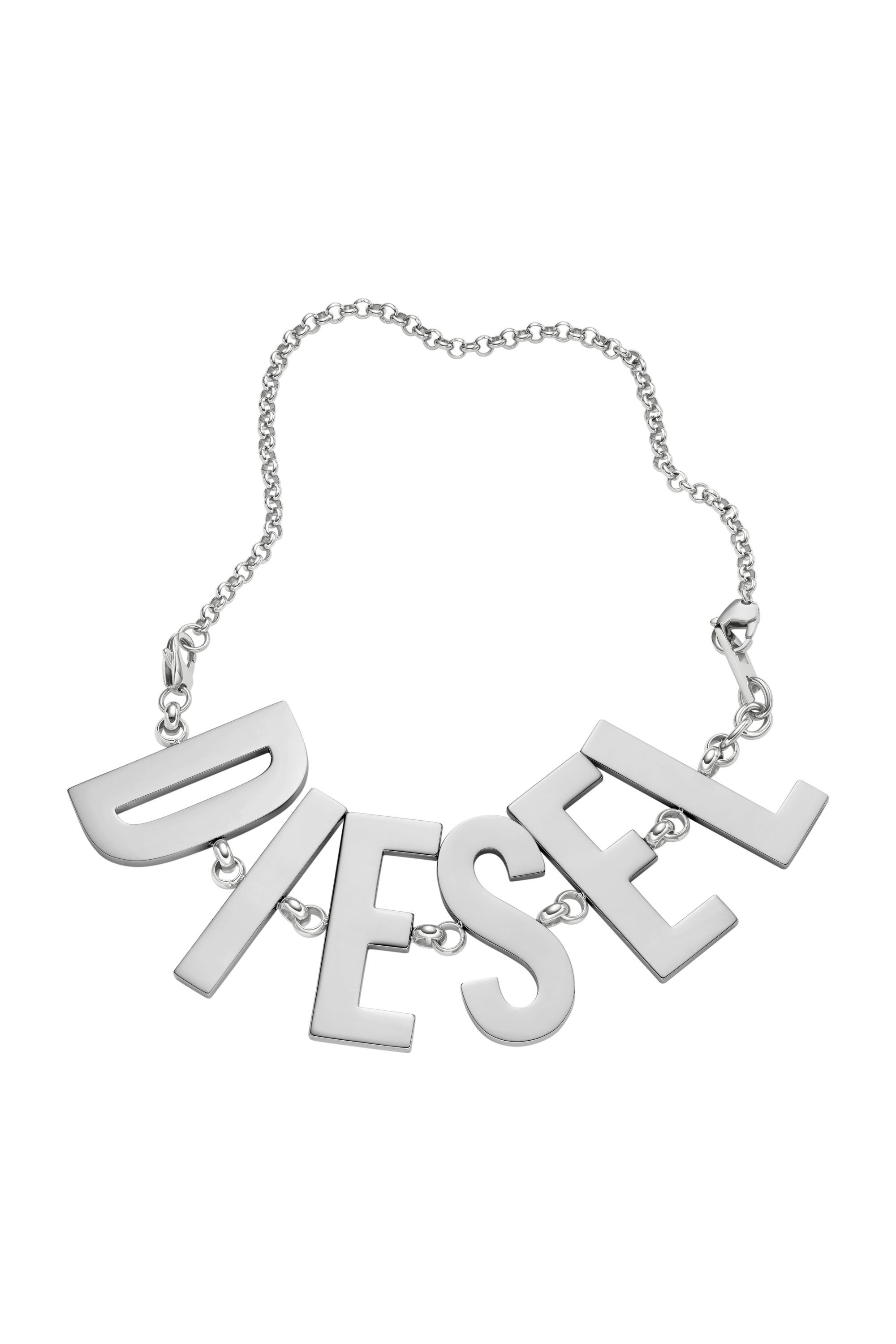 Diesel - DX1478, Unisex Stainless steel chain necklace/bracelet in Silver - Image 2
