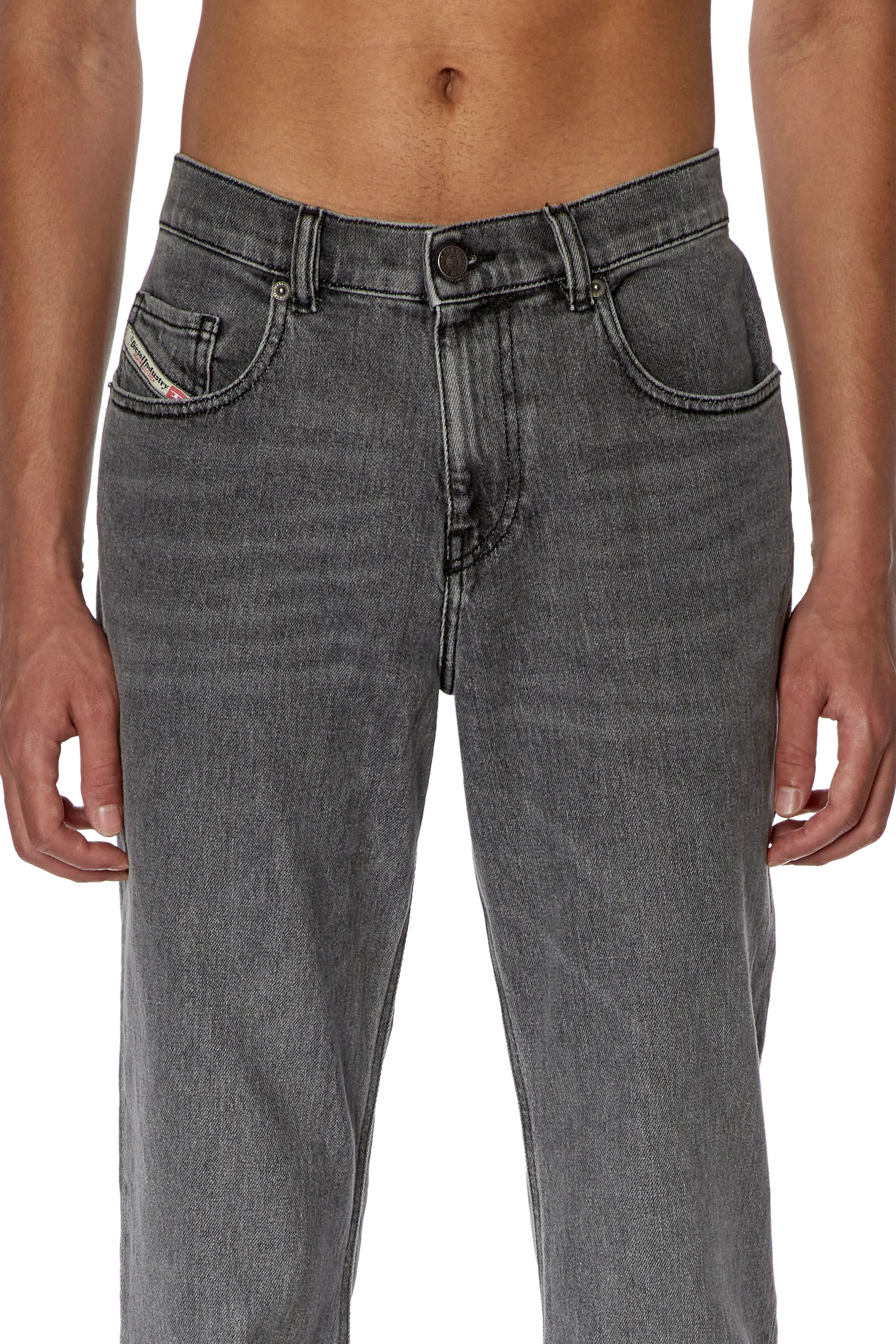 Diesel - Bootcut Jeans 2021 D-Vocs 09F83, Black/Dark grey - Image 4