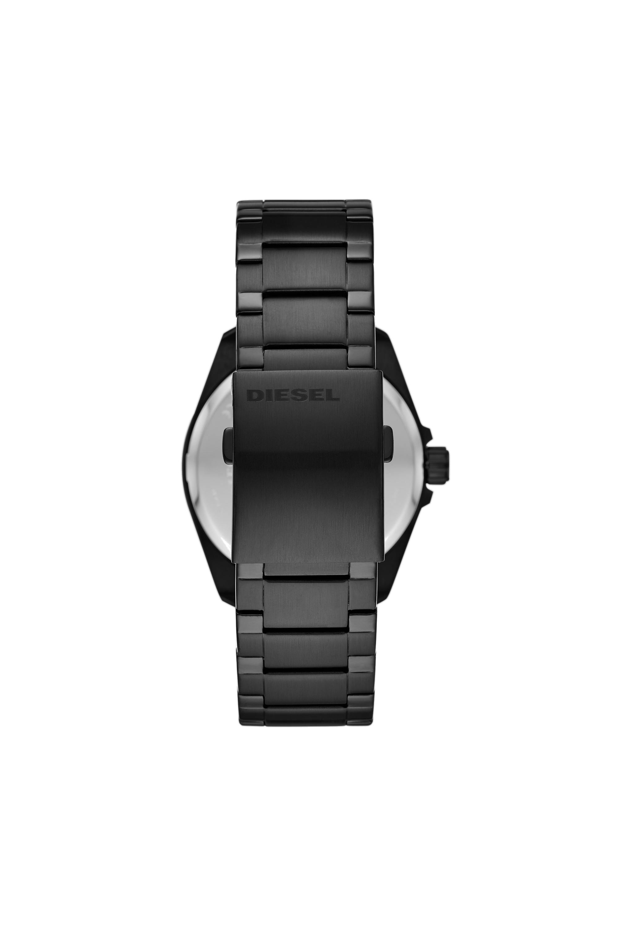 Diesel - DZ1904, Man's MS9 Three-Hand Black Stainless Steel Watch in Black - 2