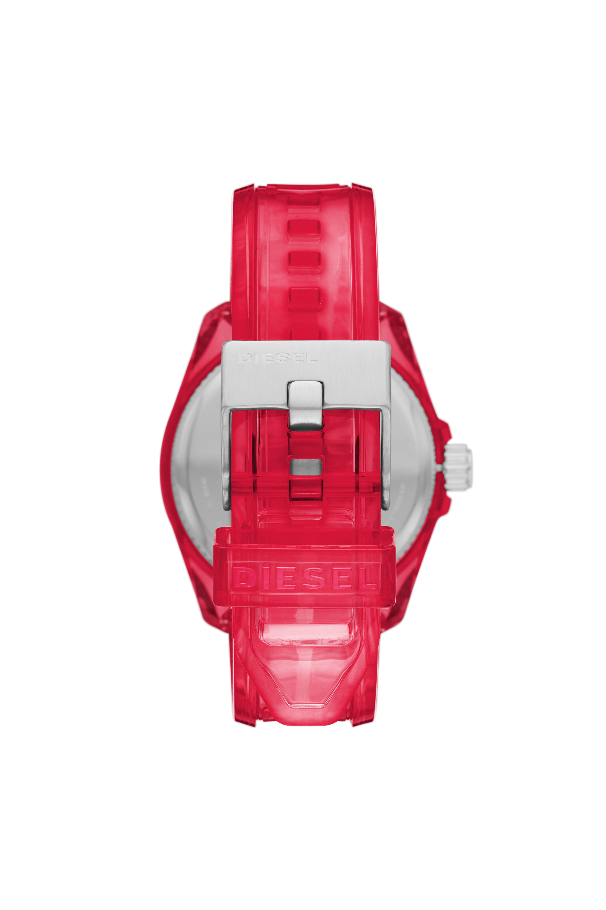 Diesel - DZ1930, Unisex's MS9 three-hand red transparent watch in Red - 2