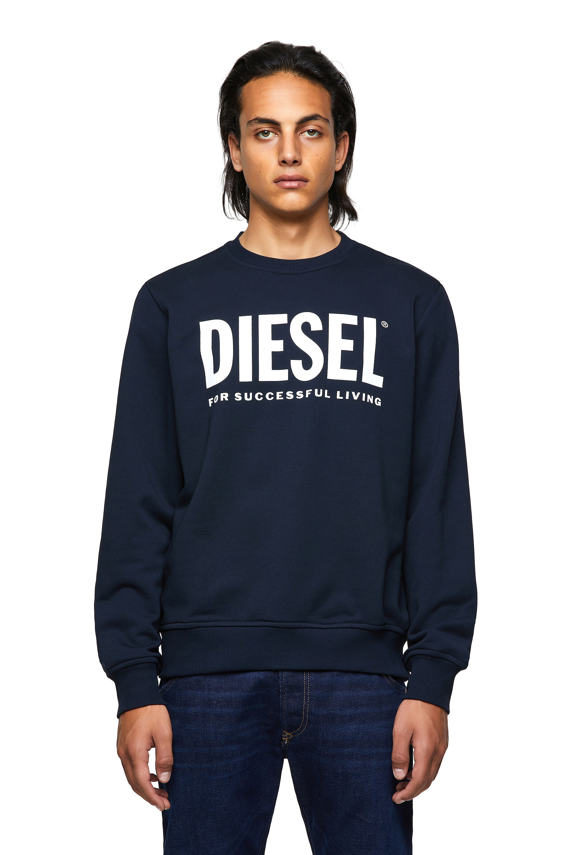 S-GIRK-ECOLOGO, Blue - Sweaters