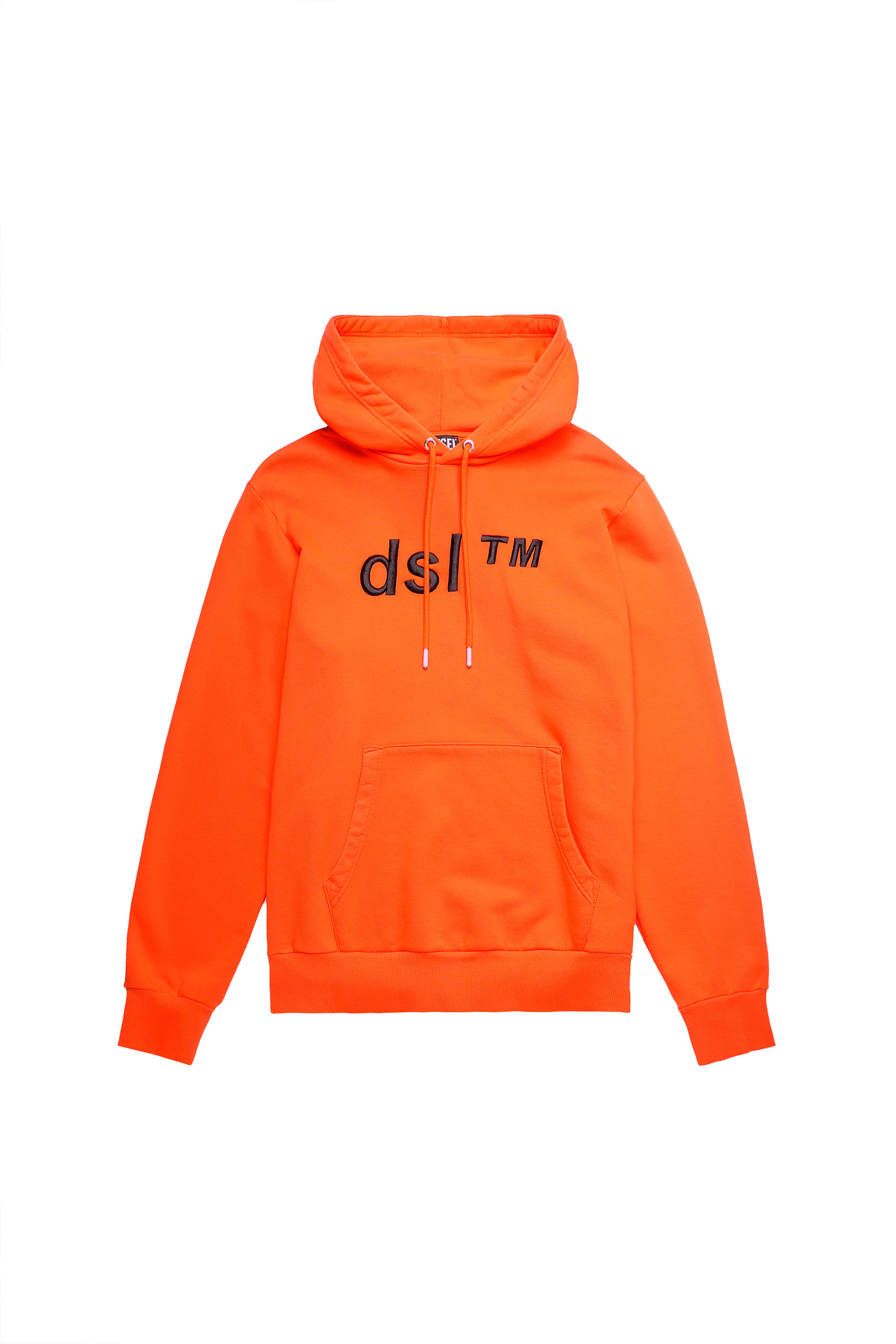 S-GIRK-HOOD-B4, Orange - Sweaters